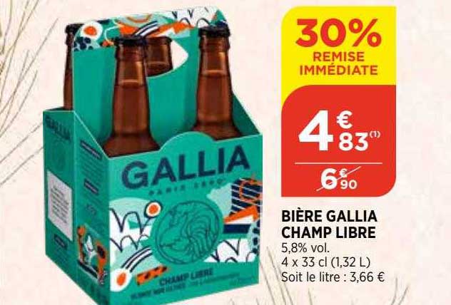 bière gallia champ libre