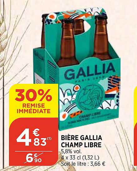 bière gallia champ libre