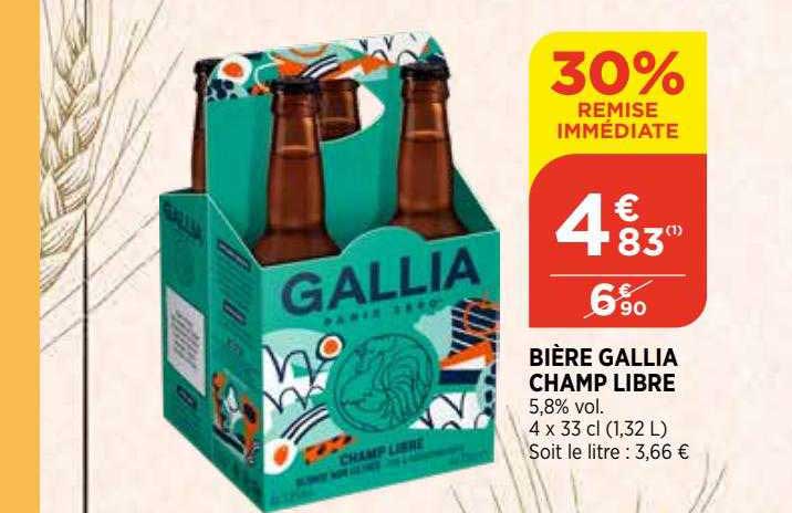 bière gallia champ libre