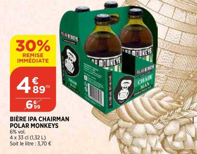 bière ipa chairman polar monkeys