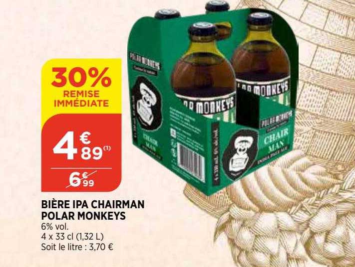 bière ipa chairman polar monkeys
