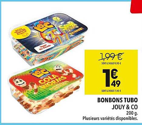 Bonbons Tubo Jouy & Co