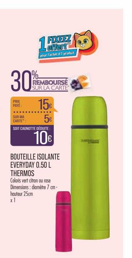 bouteille isolante everyday 0.50l thermos