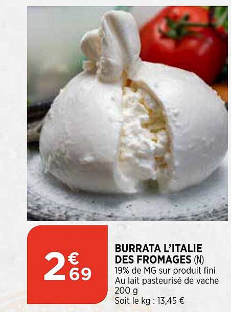 burrata l'italie des fromages