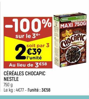 Céréales Chocapic Nestlé