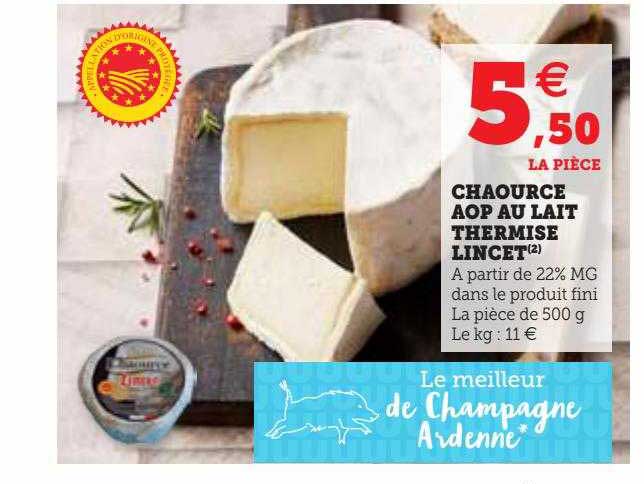 Chaource Aop Au Lait Thermisé Lincet