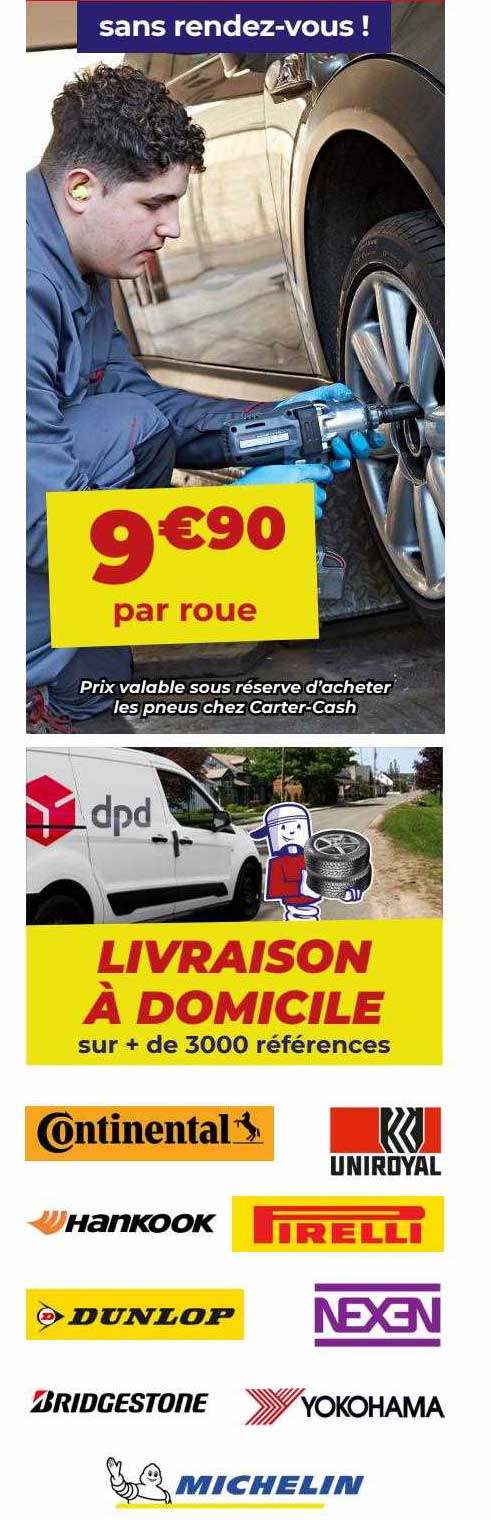 Continental, Uniroyal, Hankook, Pirelli, Dunlop, Nexen, Bridgestone, Yokohama, Michelin