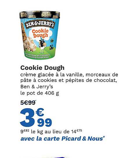 cookie dough ben & jerry's