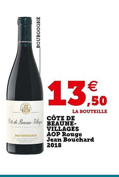 côte de beaune-villages aop rouge jean bouchard 2018