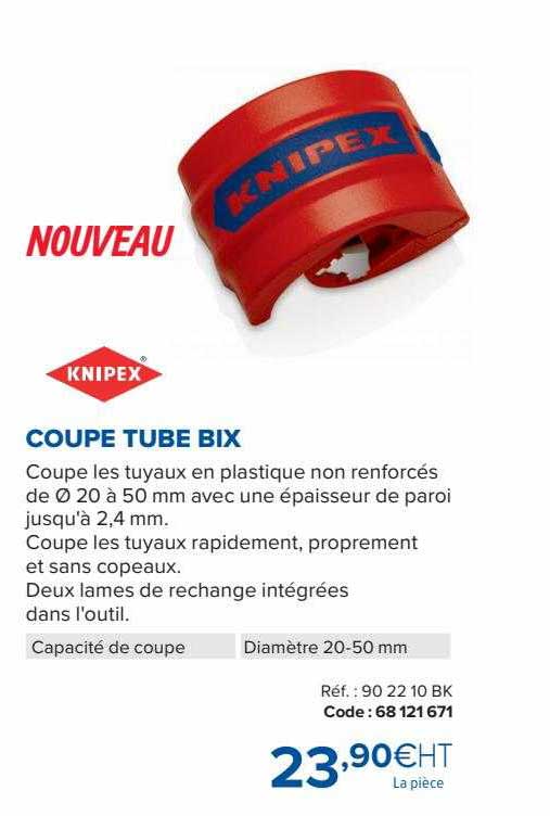 coupe tube bix knipex