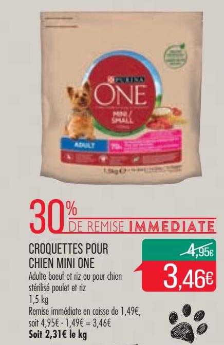 Croquettes Pour Chien Mini One