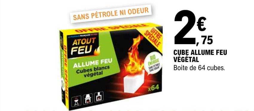cube allume feu végétal