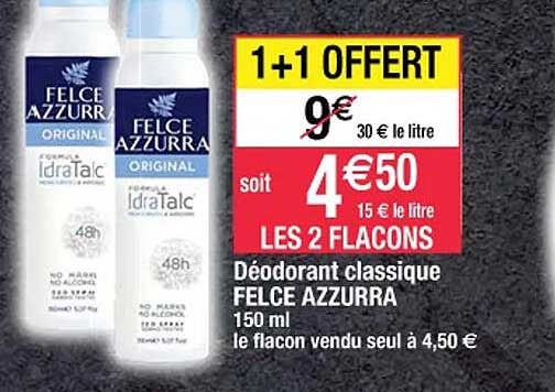 déodorant classique felce azzurra