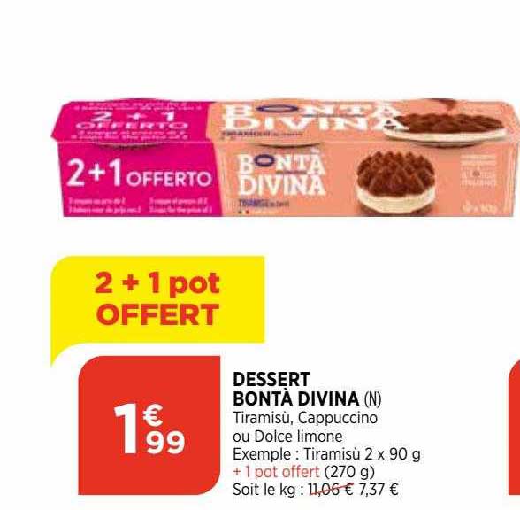 dessert bontà divina