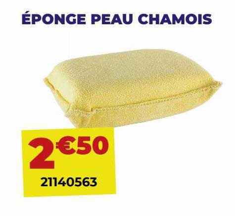 éponge peau chamois