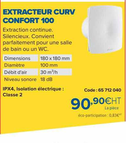 extracteur curv confort 100