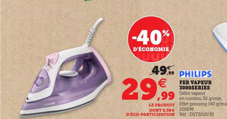 fer vapeur 3000 séries philips
