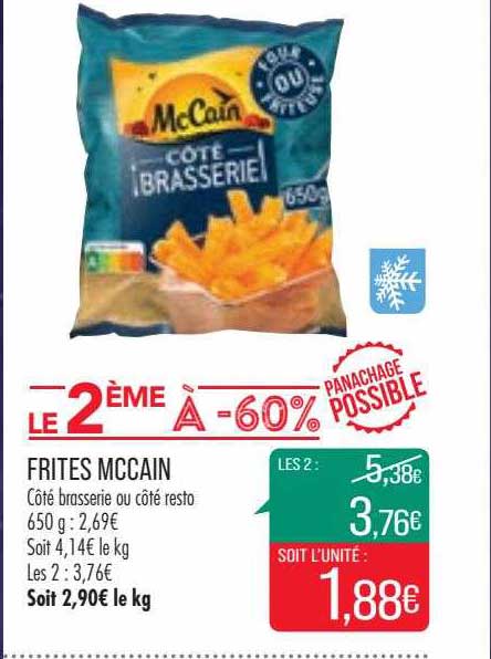 Frites Mc Cain
