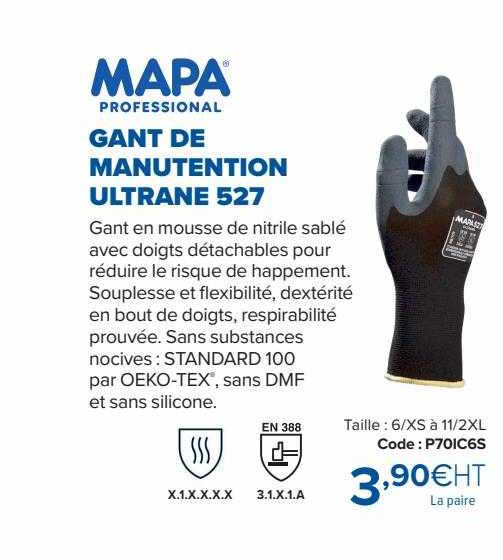 Gant De Manutention Ultrane 527 Mapa