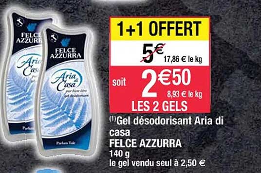 gel désodorisant aria di casa felce azzurra