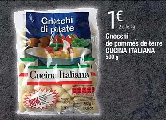 gnocchi de pommes de terre cucina italiana