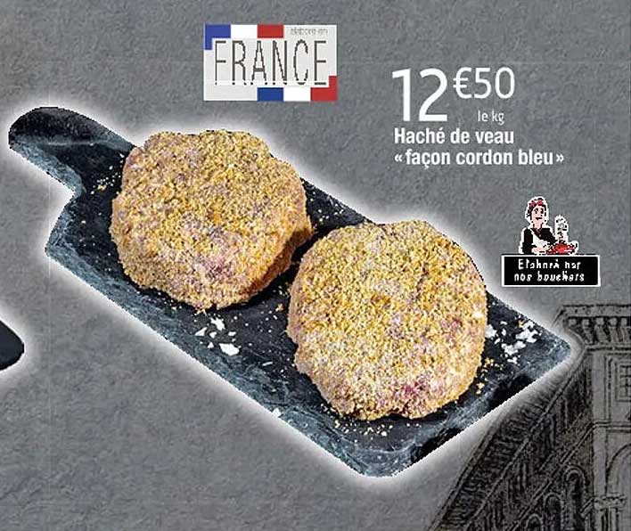 Haché De Veau «façon Cordon Bleu»