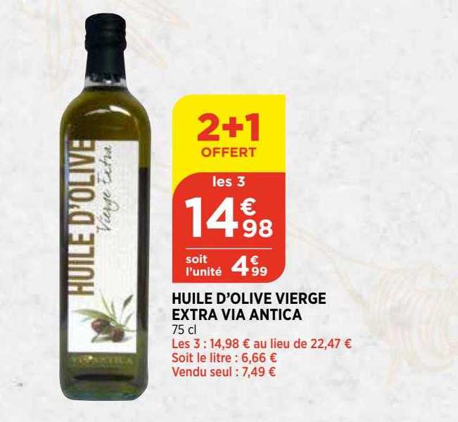 huile d'olive vierge extra via antica