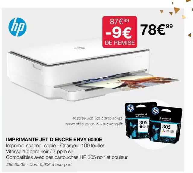 imprimante jet d'encre envy hp