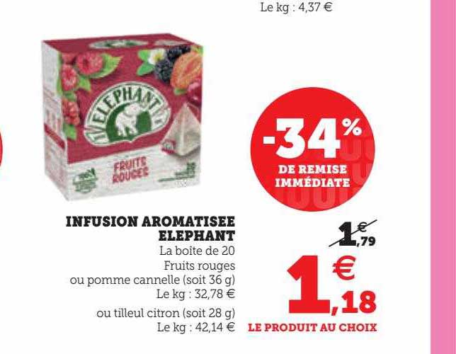 Infusion Aromatisée éléphant