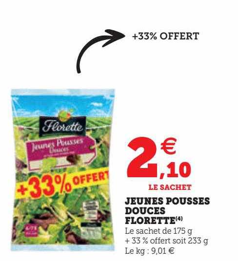 jeunes pousses douces florette