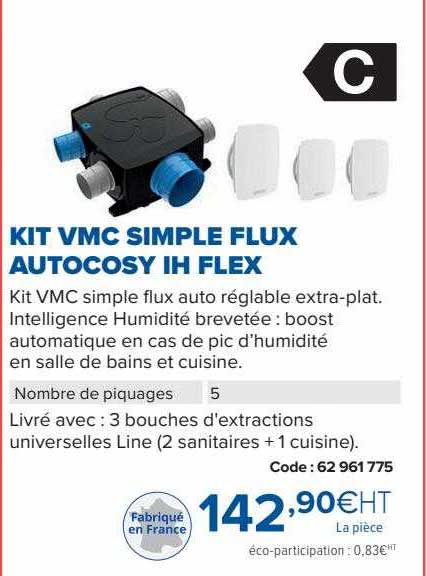 Kit Vmc Simple Flux Autocosy Ih Flex