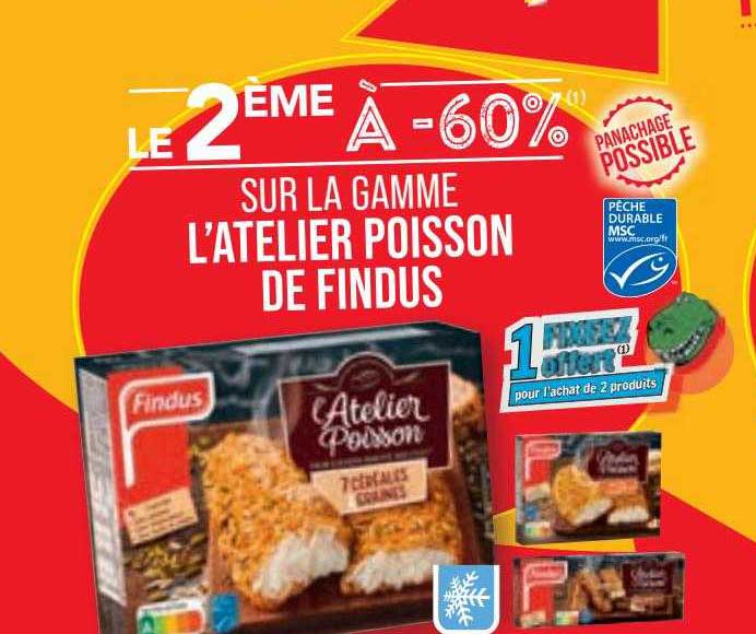 la gamme l'atelier poisson de findus