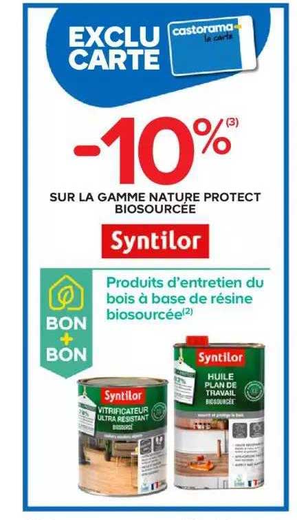 La Gamme Nature Protect Biosourcée Syntilor