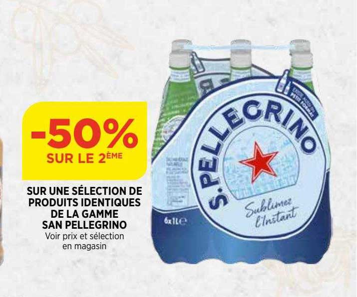 la gamme san pellegrino