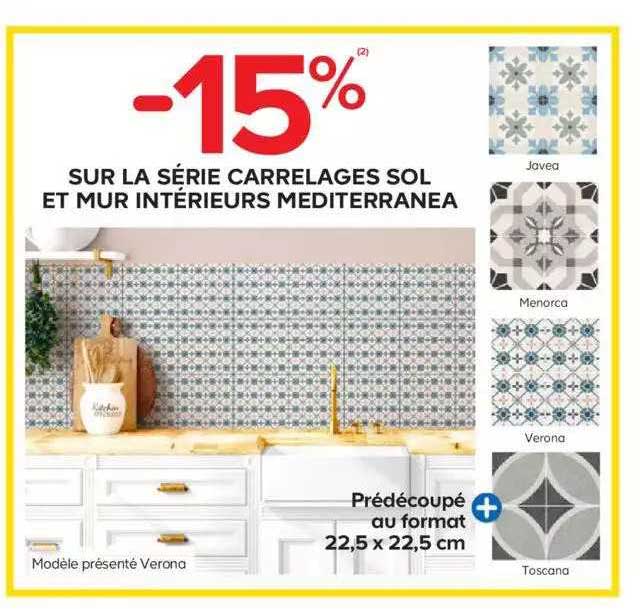 la série carrelages sol et mur intérieurs méditerranéa