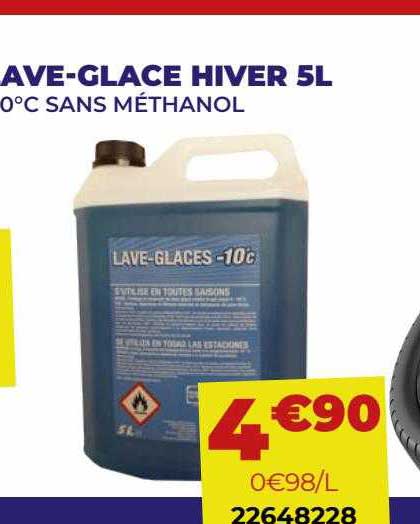 lave-glace hiver 5l