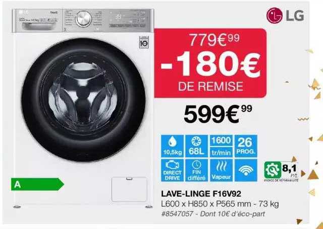 lave-linge f16v92 lg