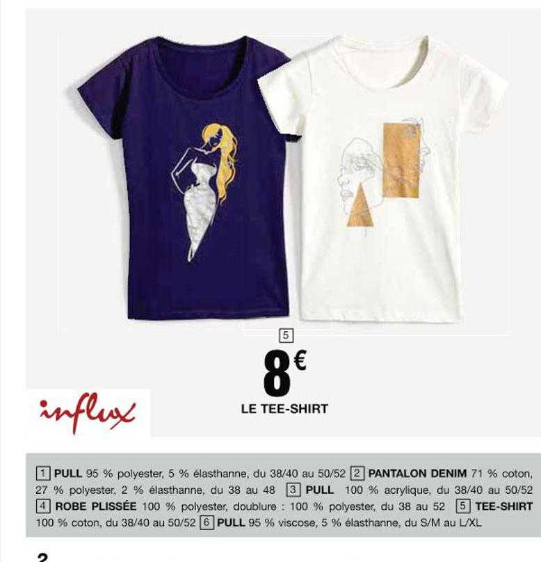 le tee-shirt influx