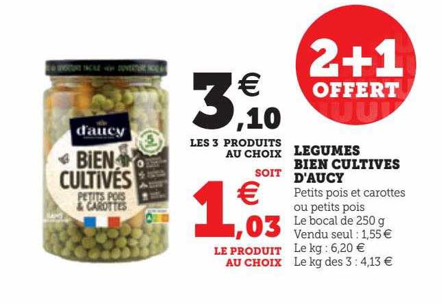 légumes bien cultivés d'aucy