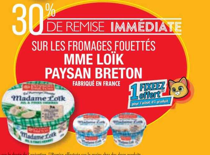 les fromages fouettés mme loïk paysan breton