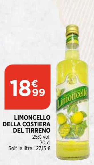 limoncello della costiera del tirreno