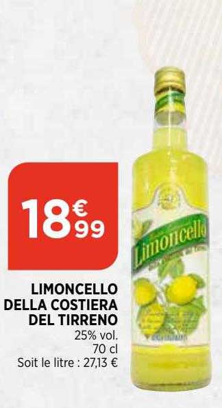 Limoncello Della Costiera Del Tirreno