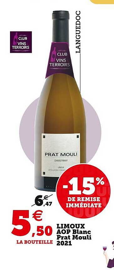 limoux aop blanc prat mouli 2021