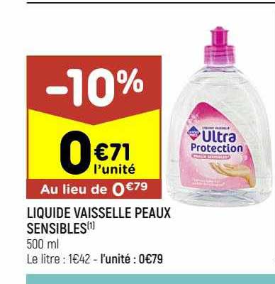 liquide vaisselle peaux sensibles