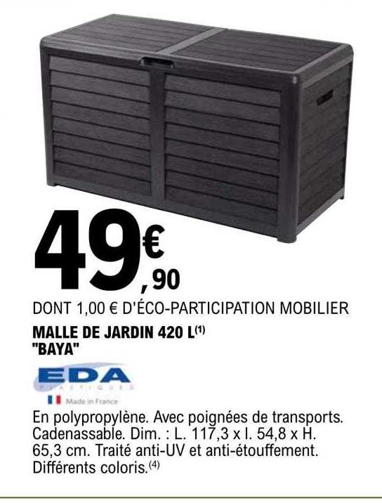Malle De Jardin 420l "baya" Eda