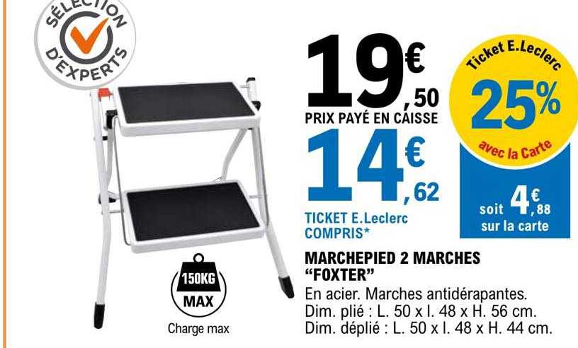 Marchepied 2 Marches "foxter"