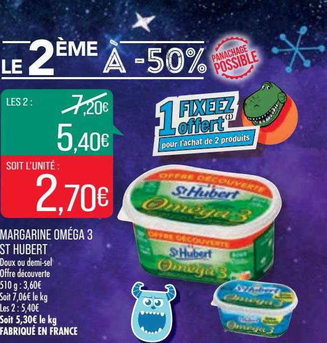 margarine oméga 3 st hubert