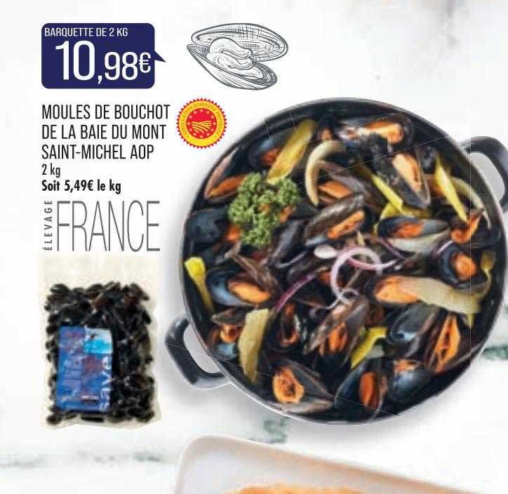 Moules De Bouchot De La Baie Du Mont Saint-michel Aop