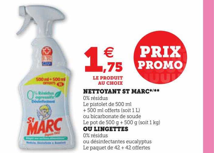 nettoyant st marc ou lingettes