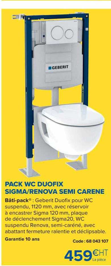 pack wc duofix sigma-renova semi carene